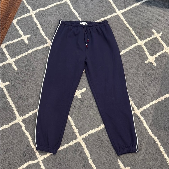 AQUA X Venus Williams Navy Sweatpants With Piping - Picture 1 of 5